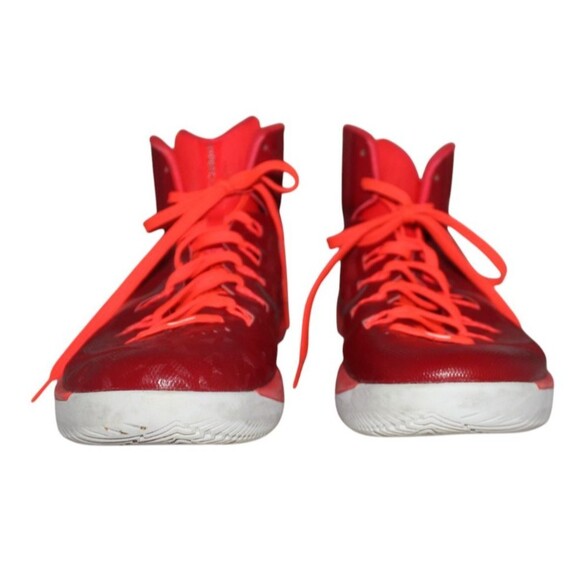 Nike Hyperdunk 653483-607 2014 Red Excellent ConditionSize 14 - Picture 6 of 13